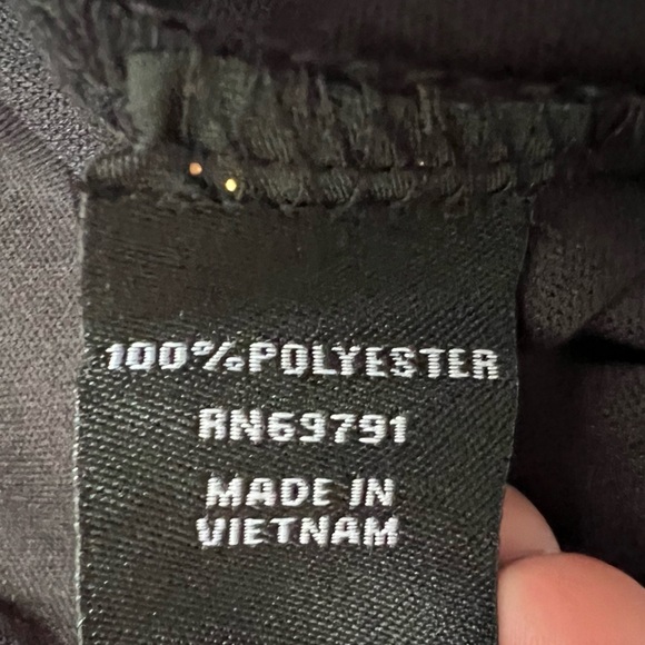 Dressbarn glitter starburst sheer cardigan with attached black solid top PL - Picture 7 of 9